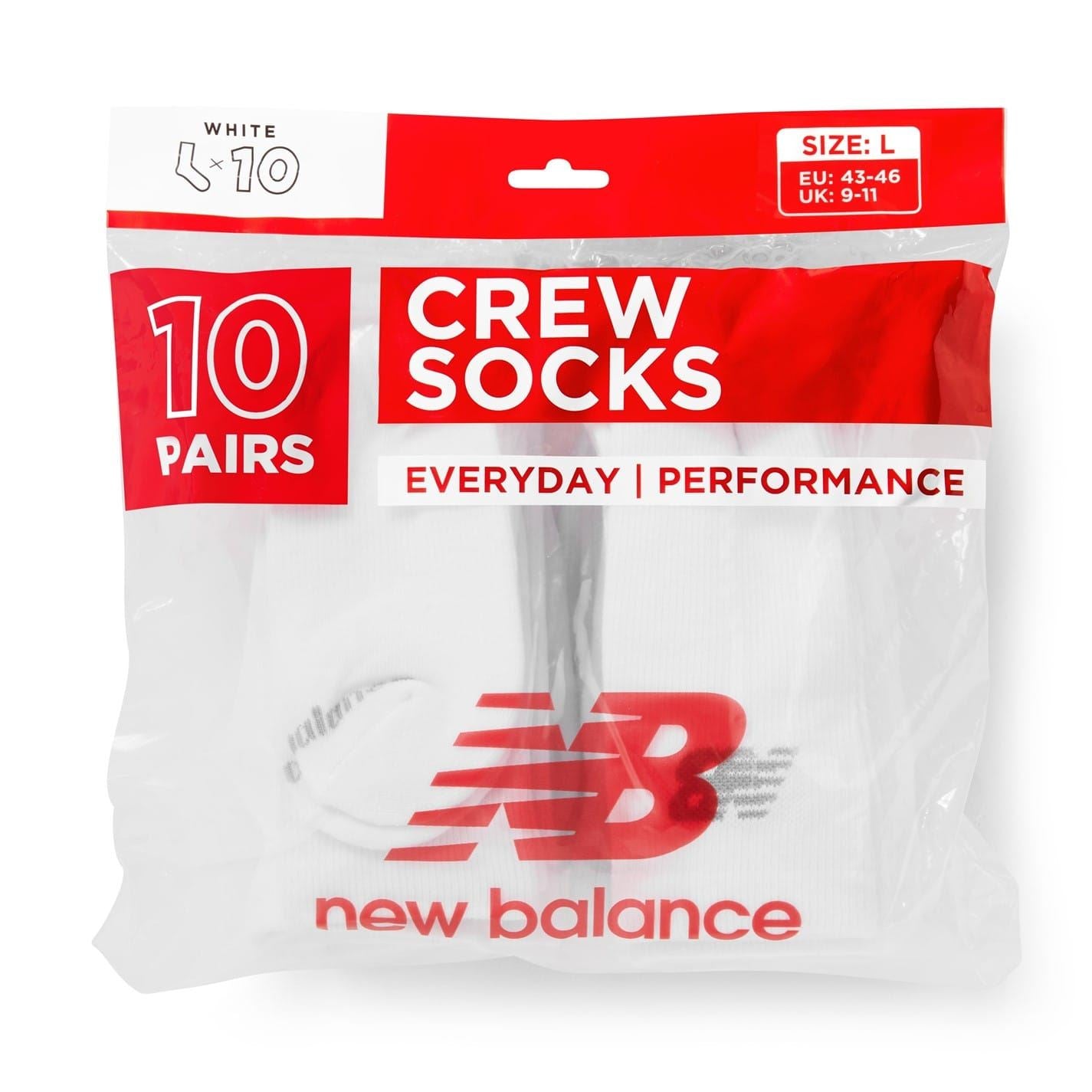 New Balance 10 Pk Cushioned Crew