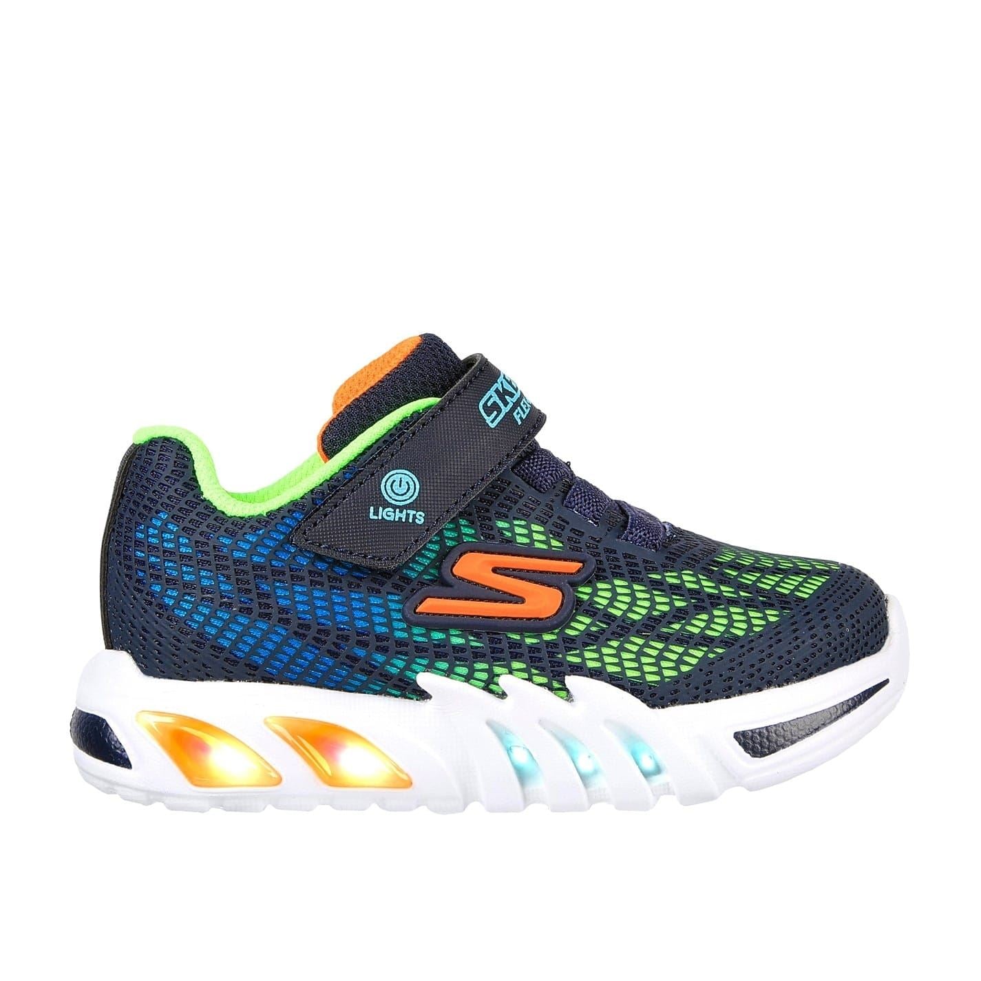 Skechers Flex Glow Child Boys Trainers