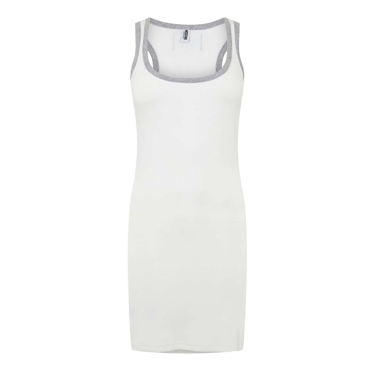 Moschino Petticoat Scoop Neck Mini Tank Dress