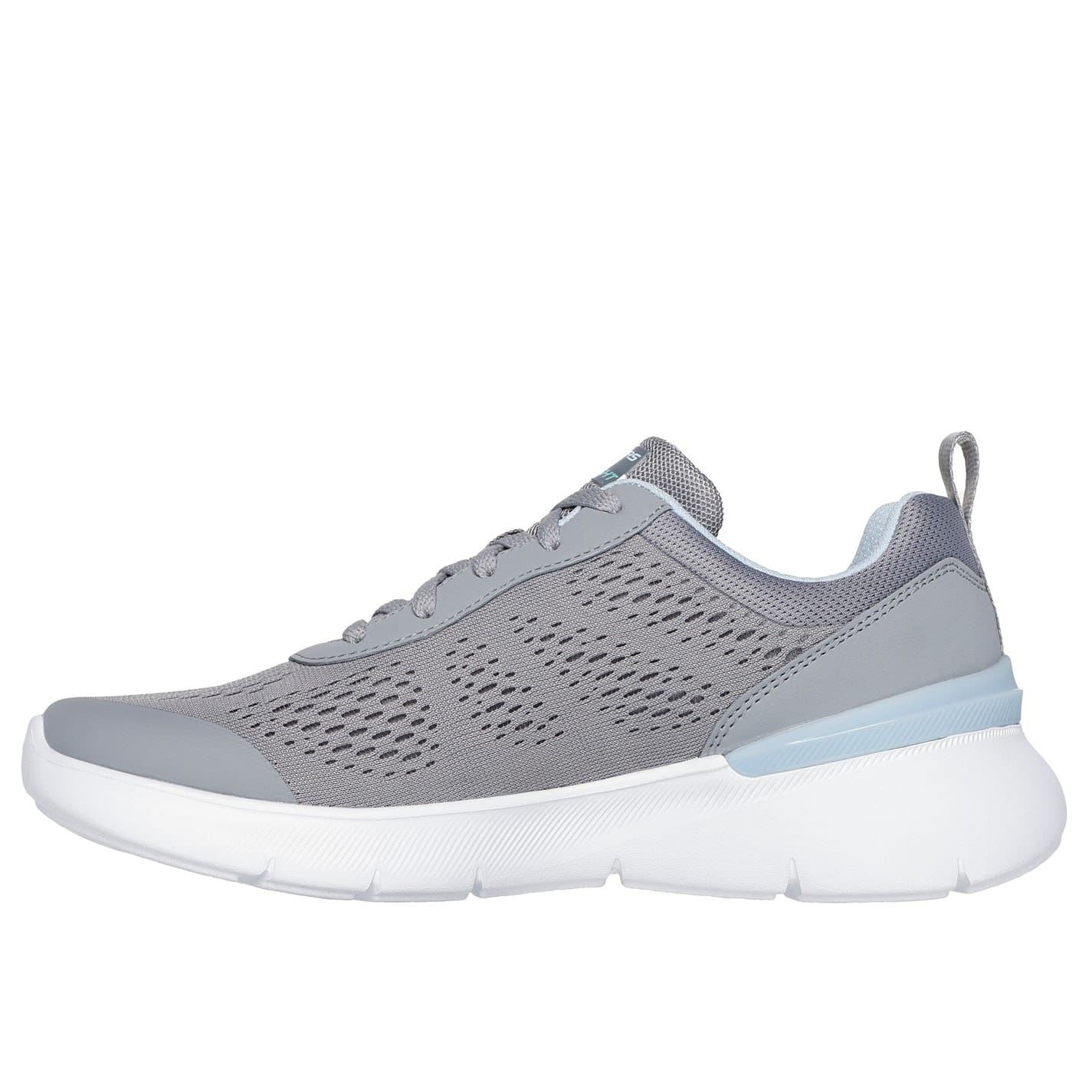 Skechers Engineered Mesh Lace Up Low Top Trainers