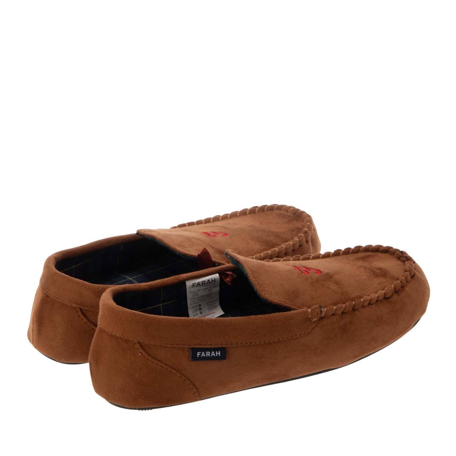 Farah Mens Nicken Moccasin Slippers