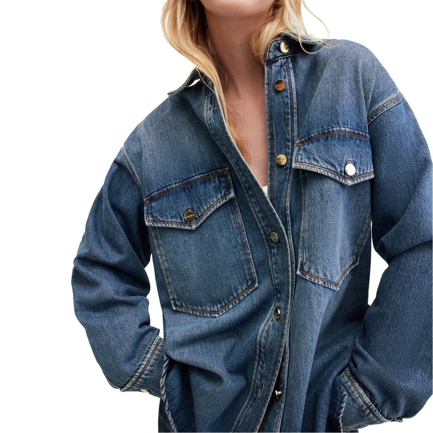 AllSaints Alba Dnm Shirt