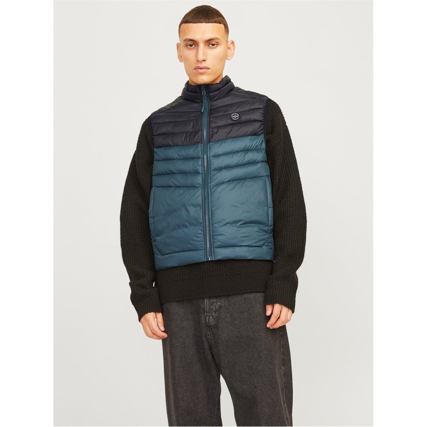 Jack and Jones Sprint Color Block Puffy Gilet