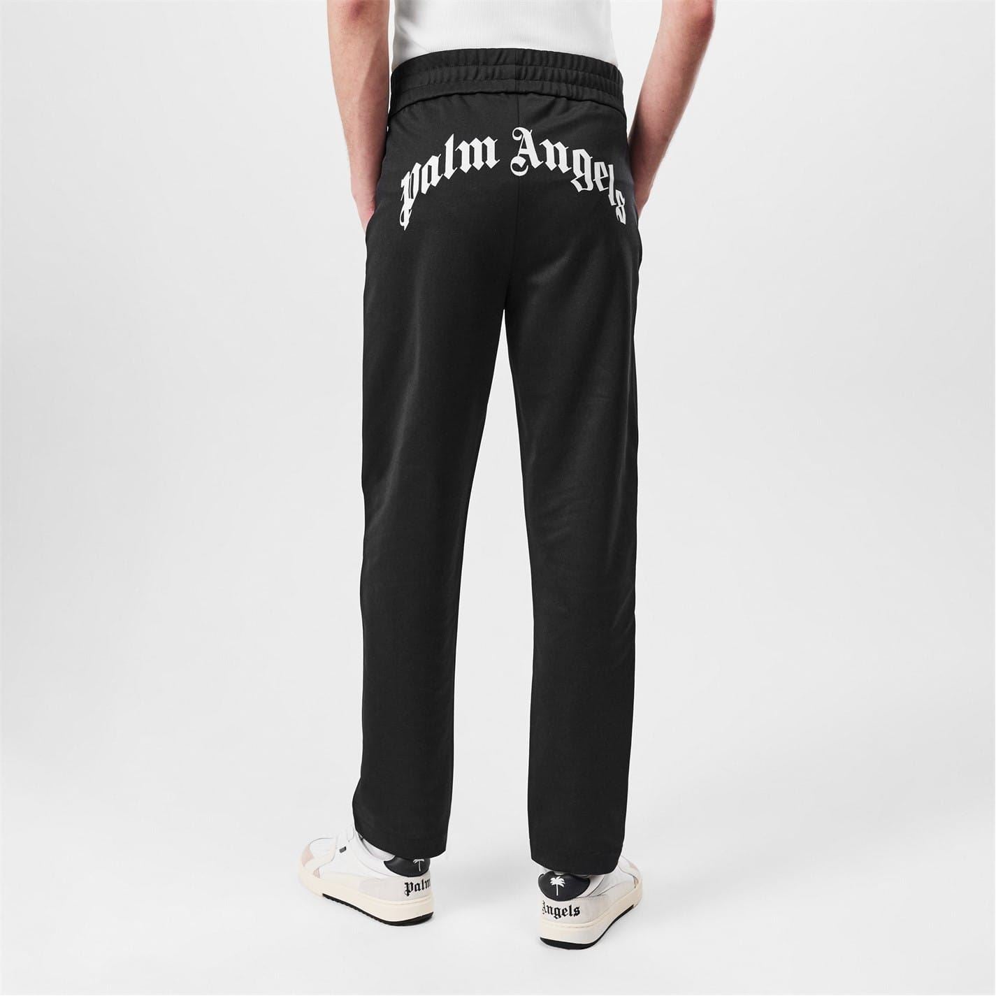 Palm Angels Curved Logo Track Bottoms