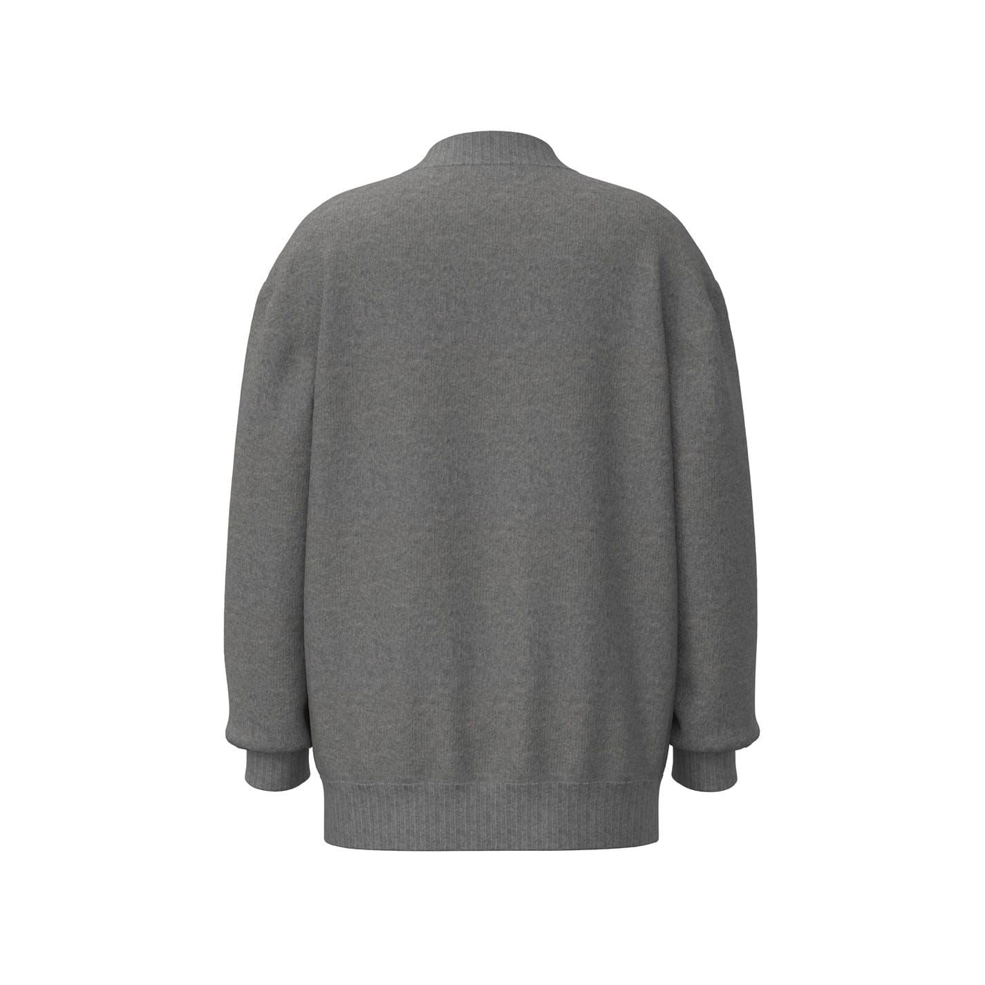 Guess Cherry Knit Crew Neck Drop Shoulder Sweater