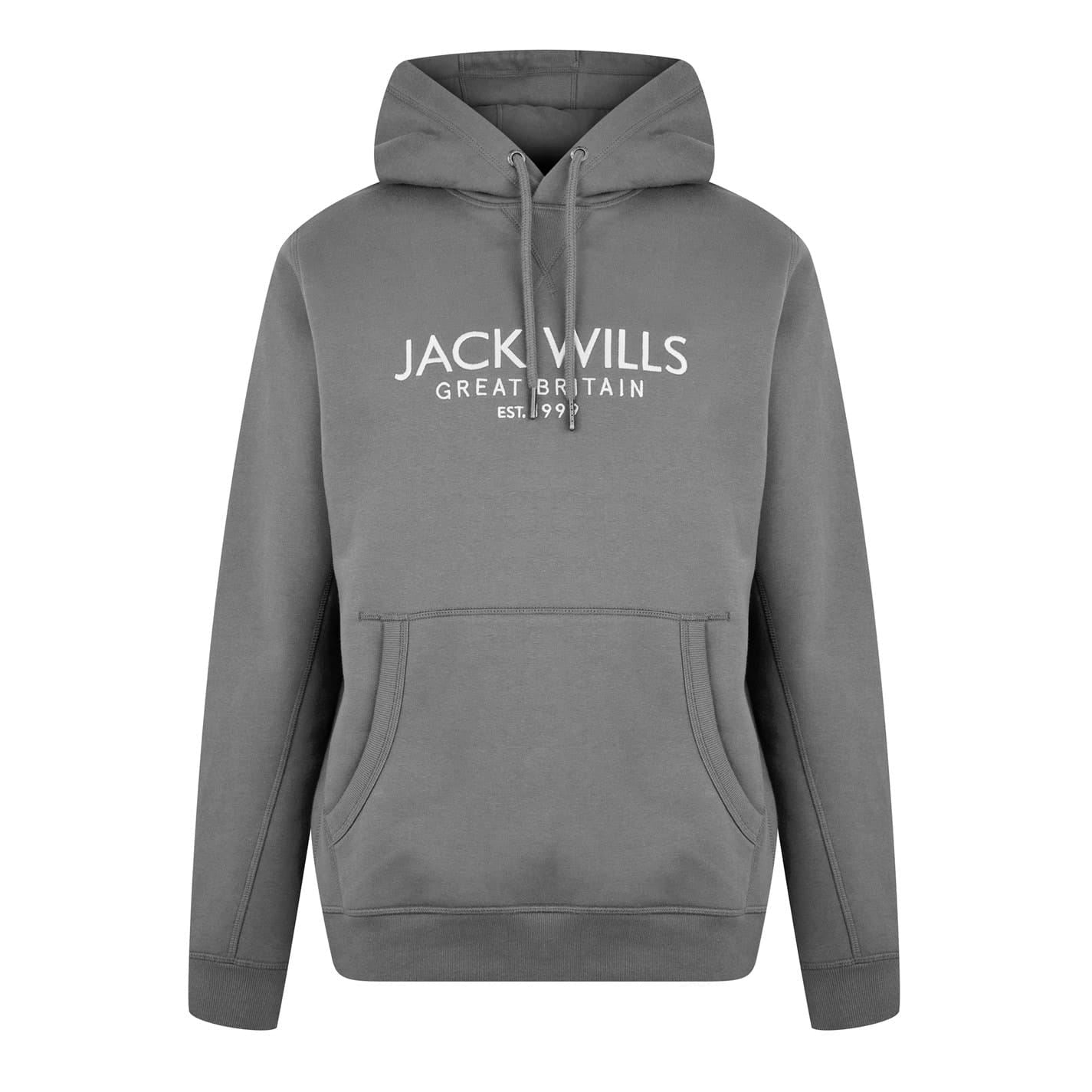 Jack Wills Mens Batsford Logo Hoodie