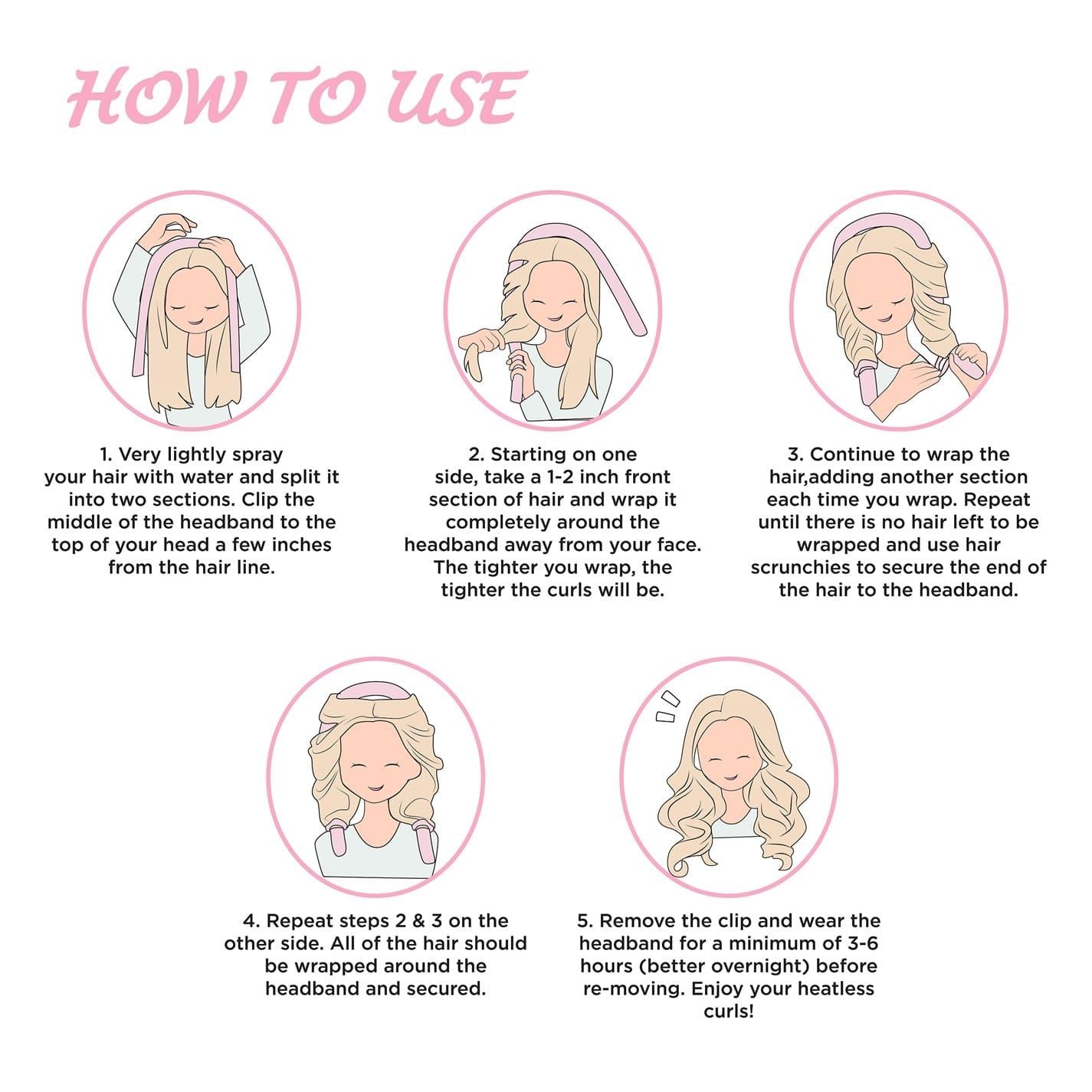 Linea Heatless Hair Curlers