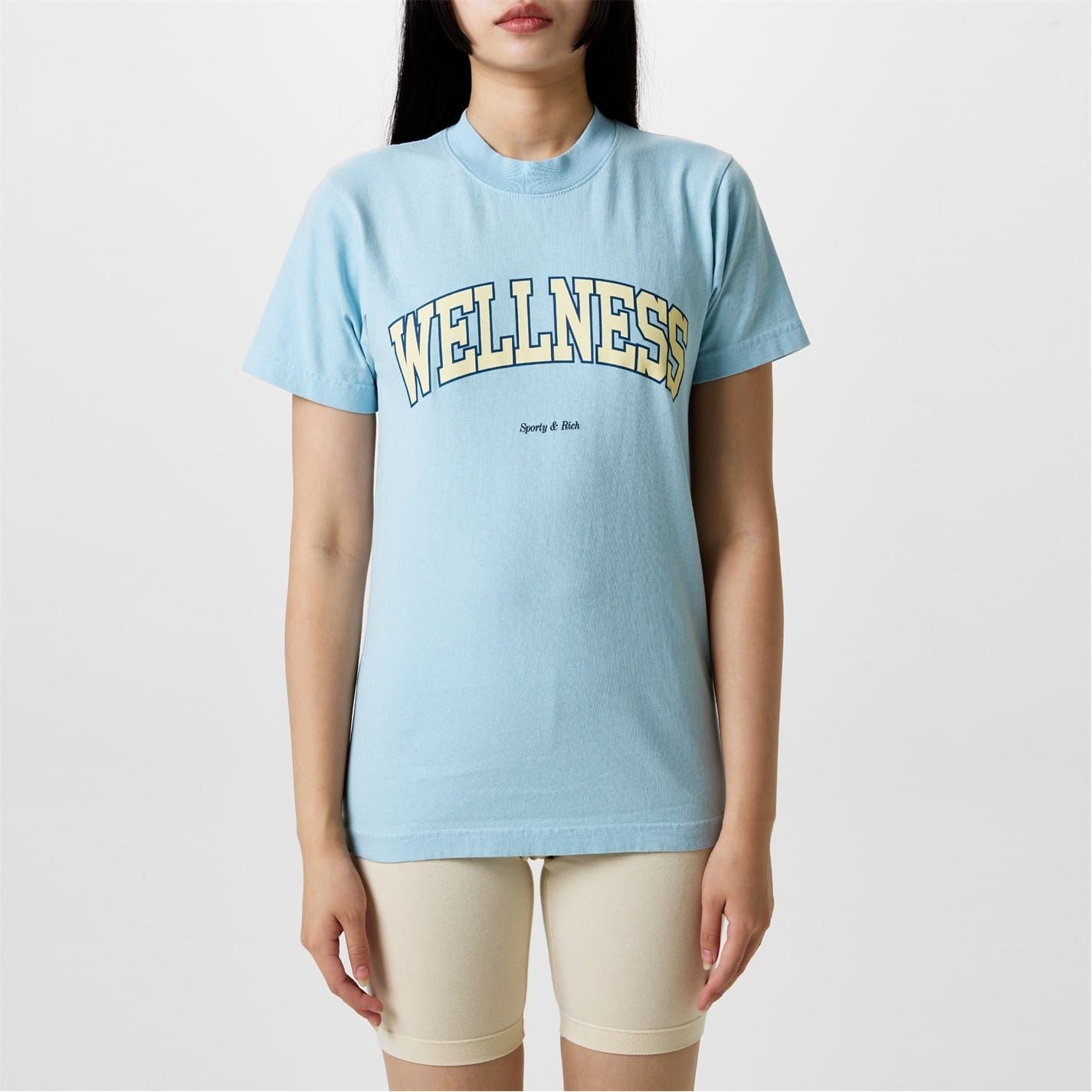 Sporty and Rich Wellness Slogan T-Shirt