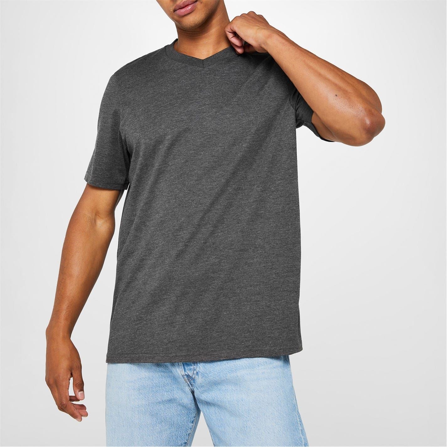 Donnay Mens Three Pack V Neck T-Shirt