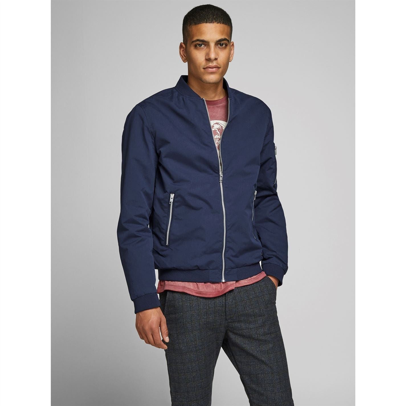 Jack and Jones Mens Rush Bomber Jacket