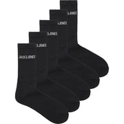 Jack and Jones Regen Mens 5 Pack Crew Socks