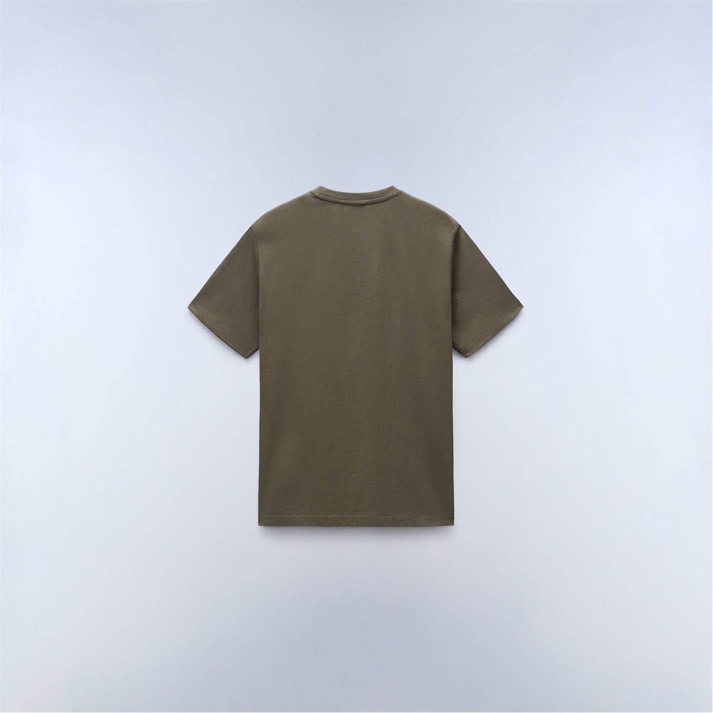 Napapijri Mens Box Logo Short Sleeve T-Shirt
