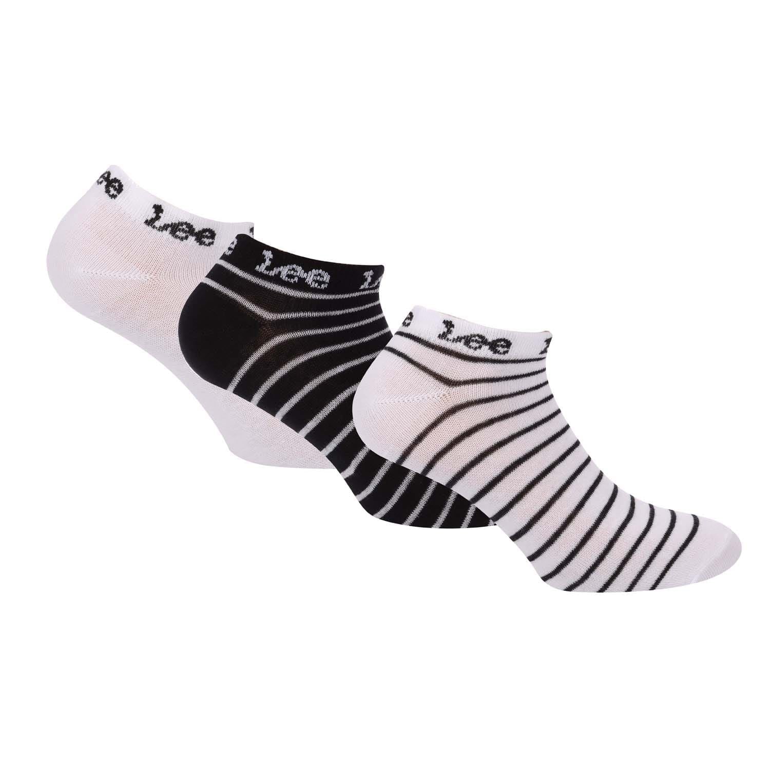 Lee 3 Pack of Trainer Liner Socks
