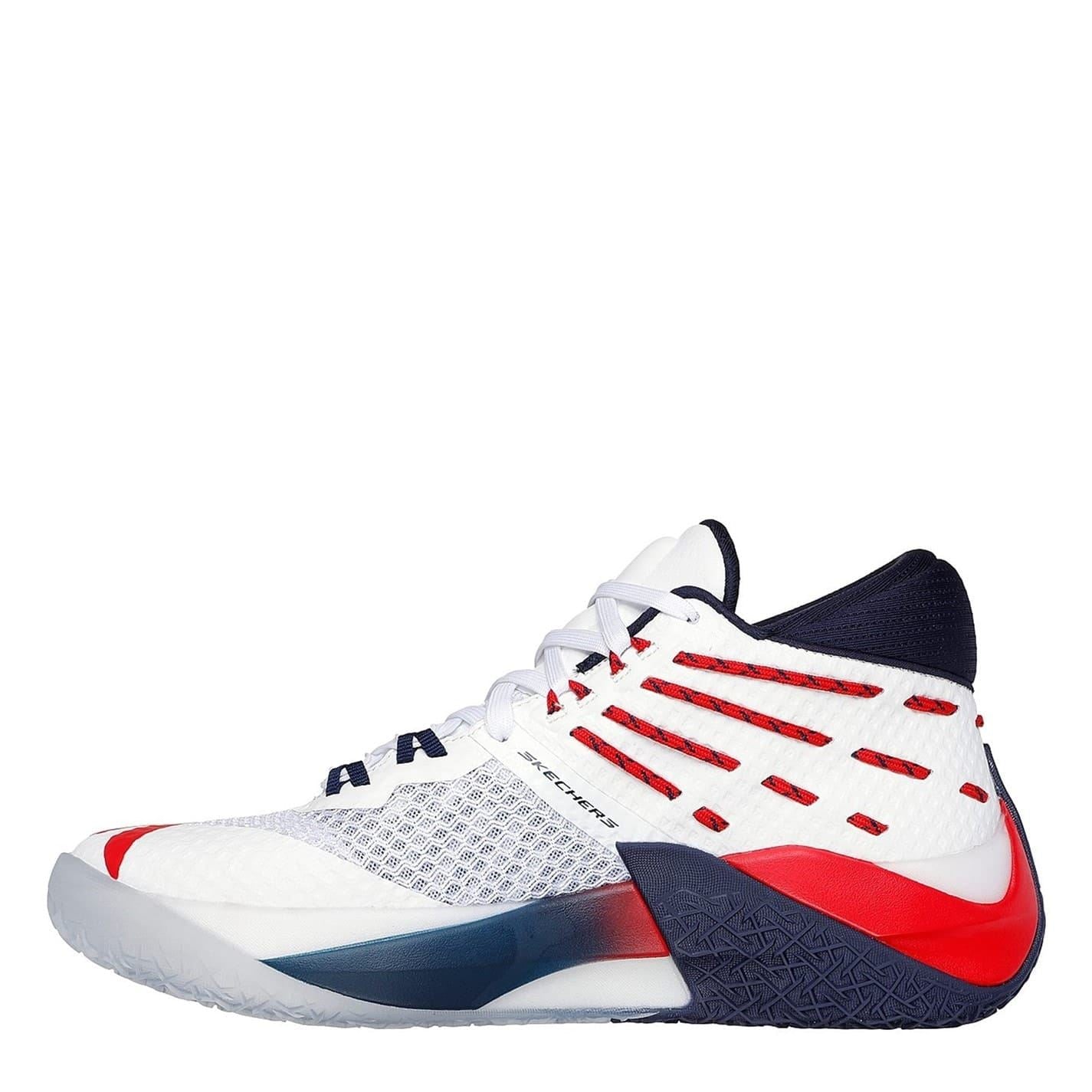 Skechers Breathable Mesh TPU High Basketball Sneakers