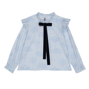 Phi High Neck Regular Fit Angels Blouse