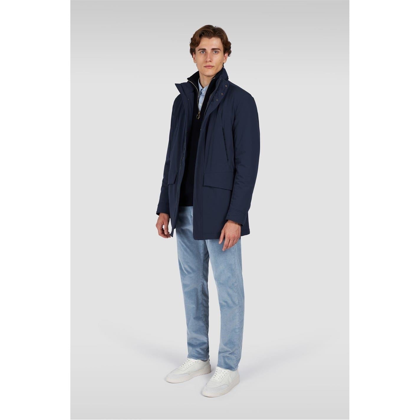 Paul and Shark Moon Zip Neck Long Sleeve Sweater