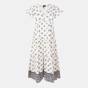 Vero Moda Maya Scoop Neck Midi A-Line Dress