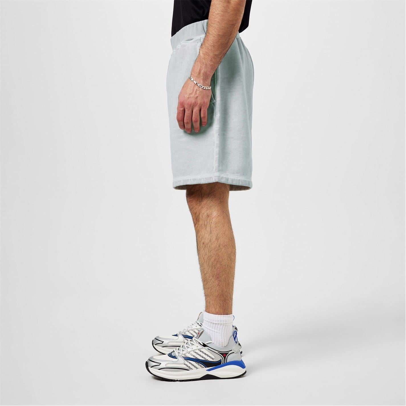 DSquared2 Solid Sweat Shorts with Elasticated Waistband
