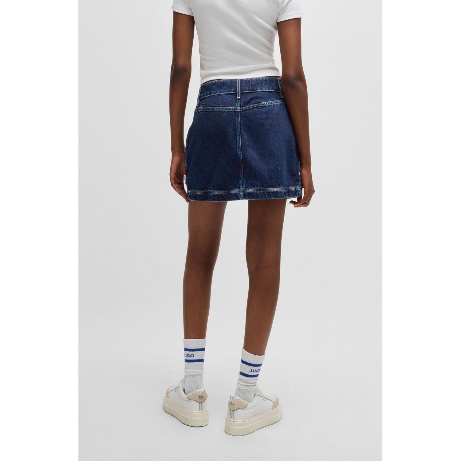 Hugo Garalia B Mini Denim Skirt