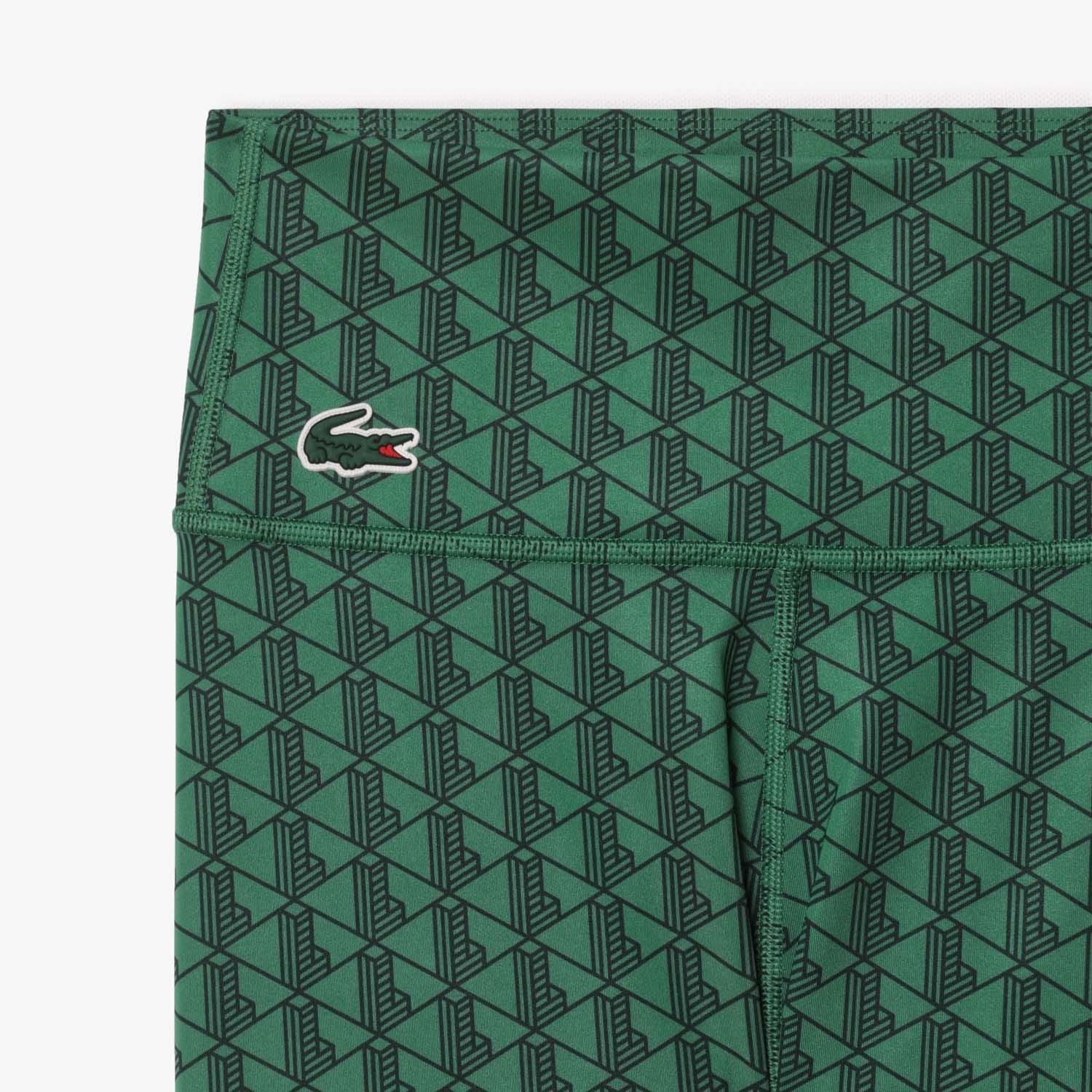 Lacoste Sport Monogram Print Sport Leggings