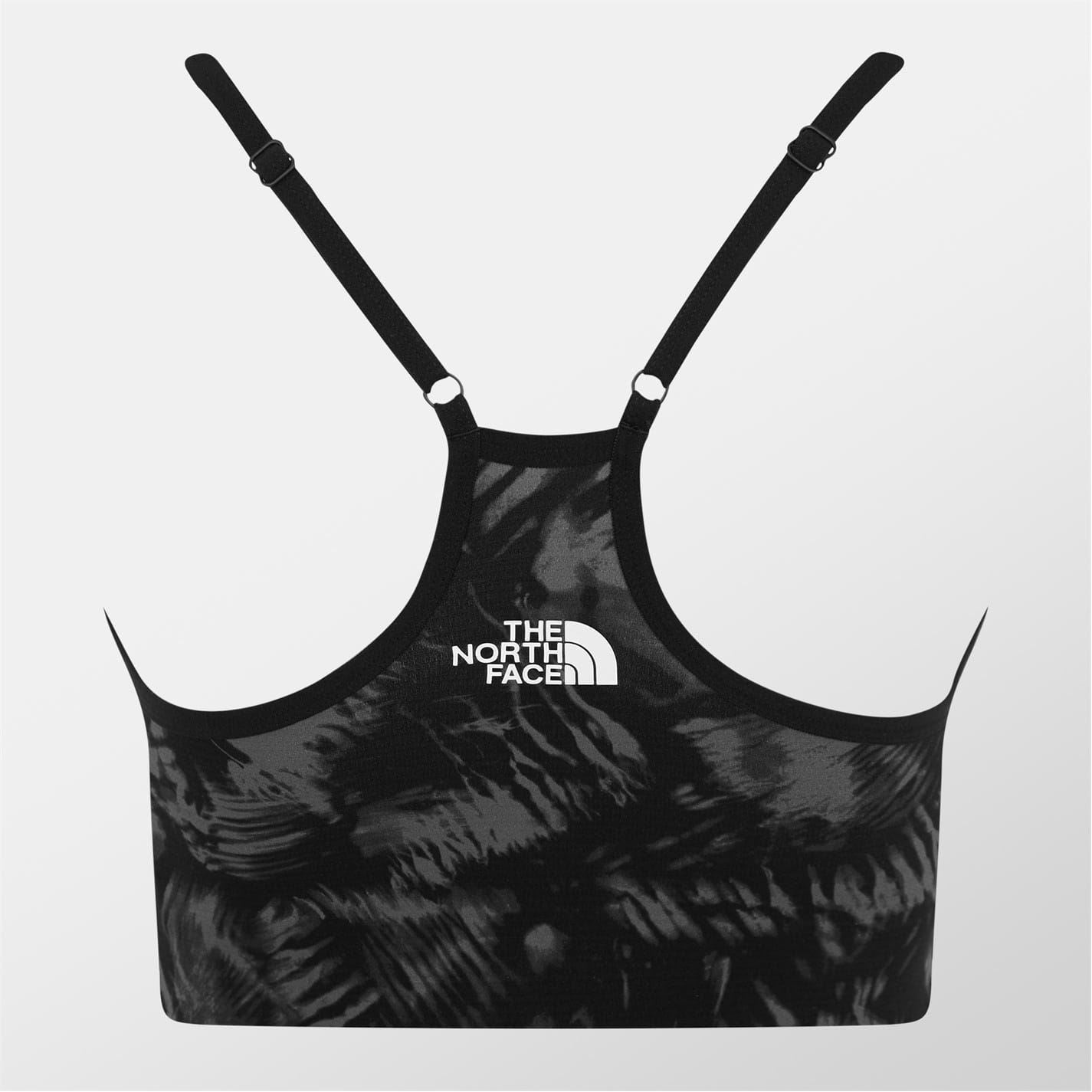 North Face Flex Bra Aop Tnf Black Waterfall