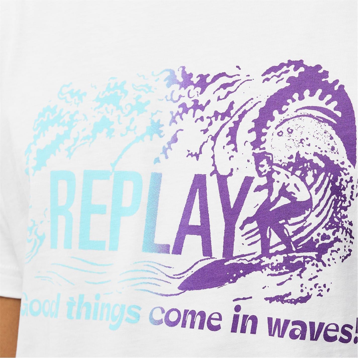 Replay Regular Fit Crew Neck Short Sleeve T-Shirt