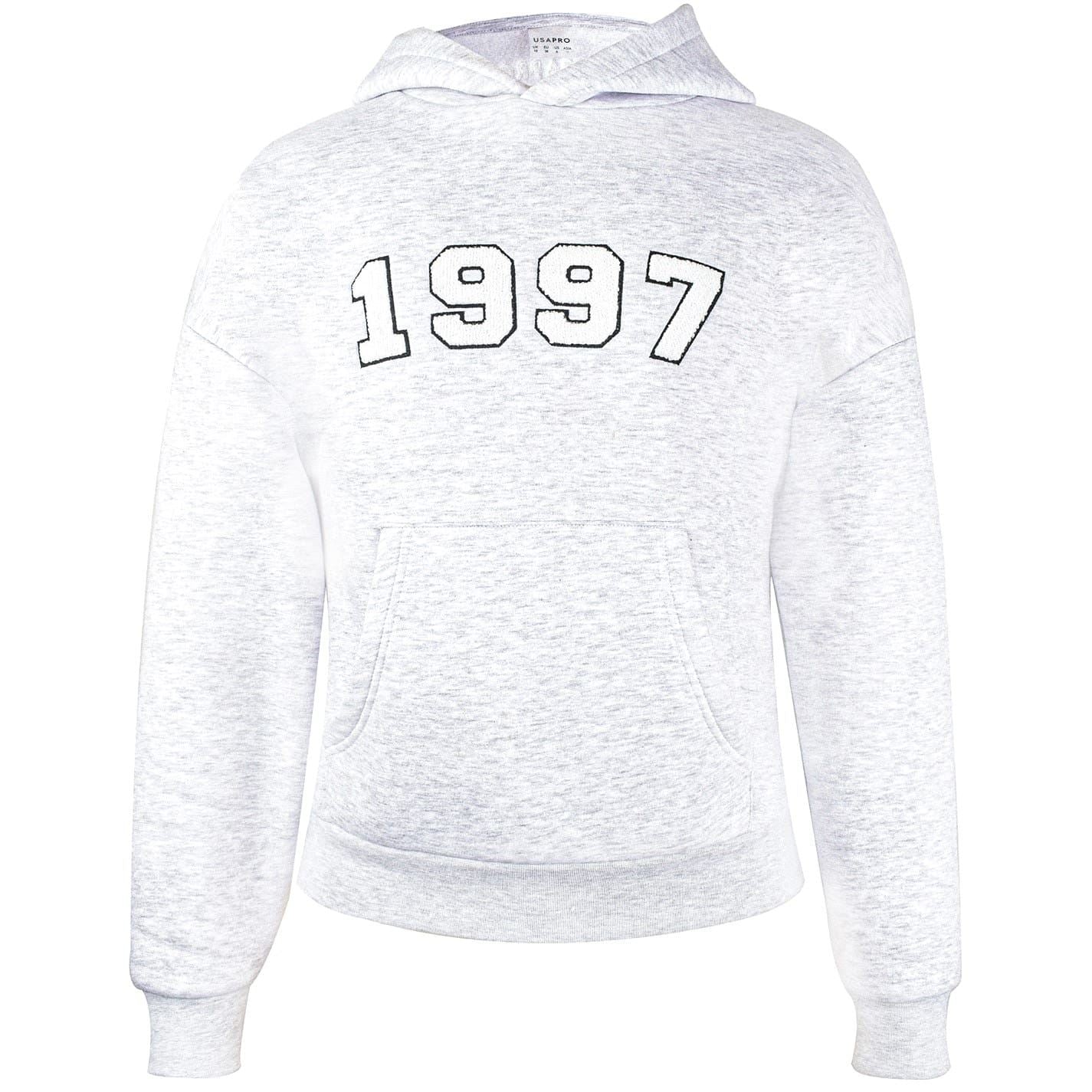 USA Pro Pro Yoga Hooded Neck Drop Shoulder Sweatshirt