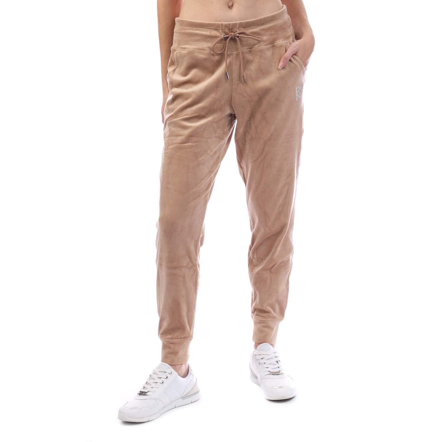 DKNY Rhinestone Logo Jog Pants