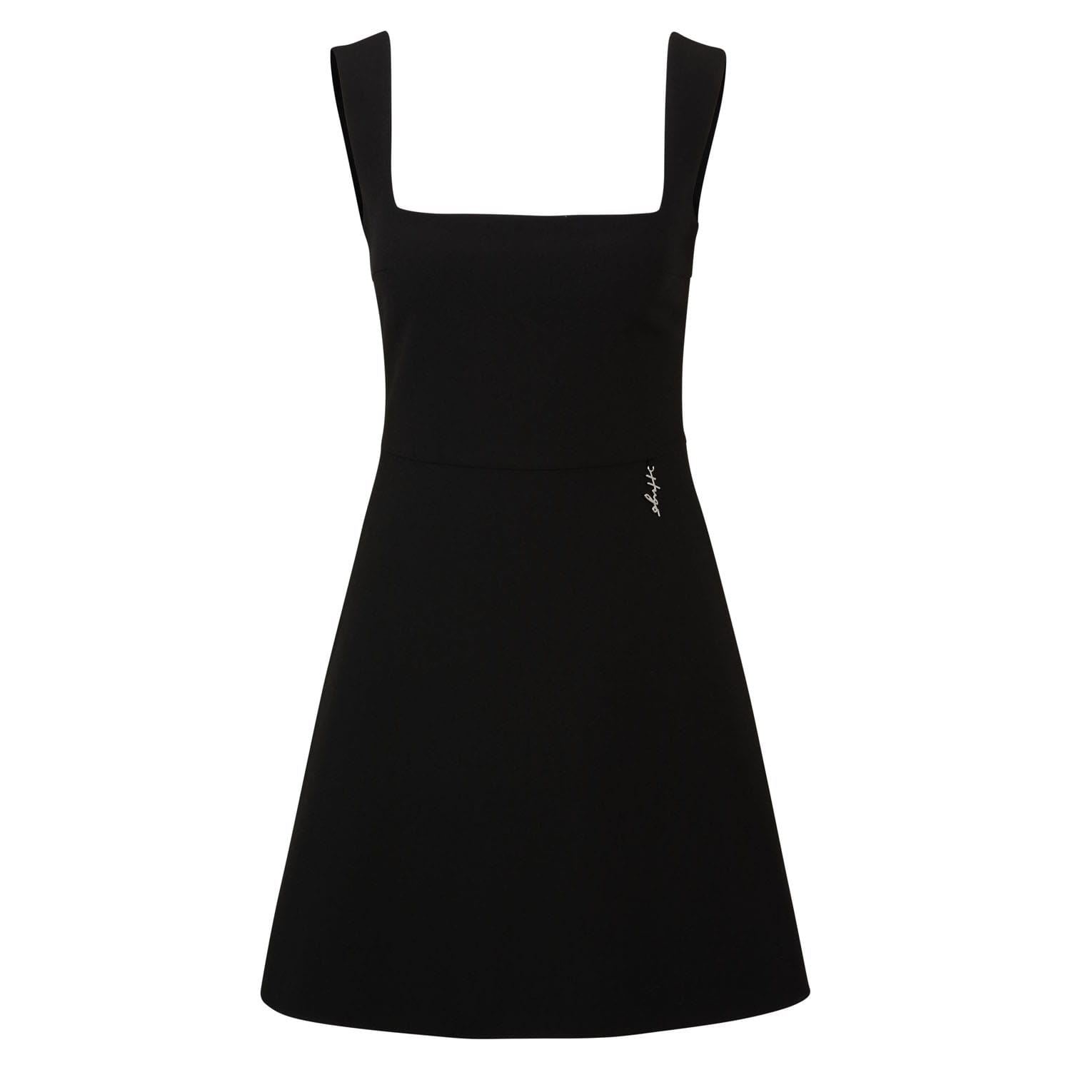 Hugo Kasanka Metallic Logo Mini Dress