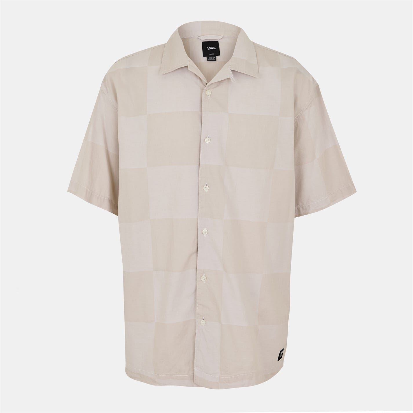 Vans Kessler Checkerboard Regular Fit Short Sleeve Shirt