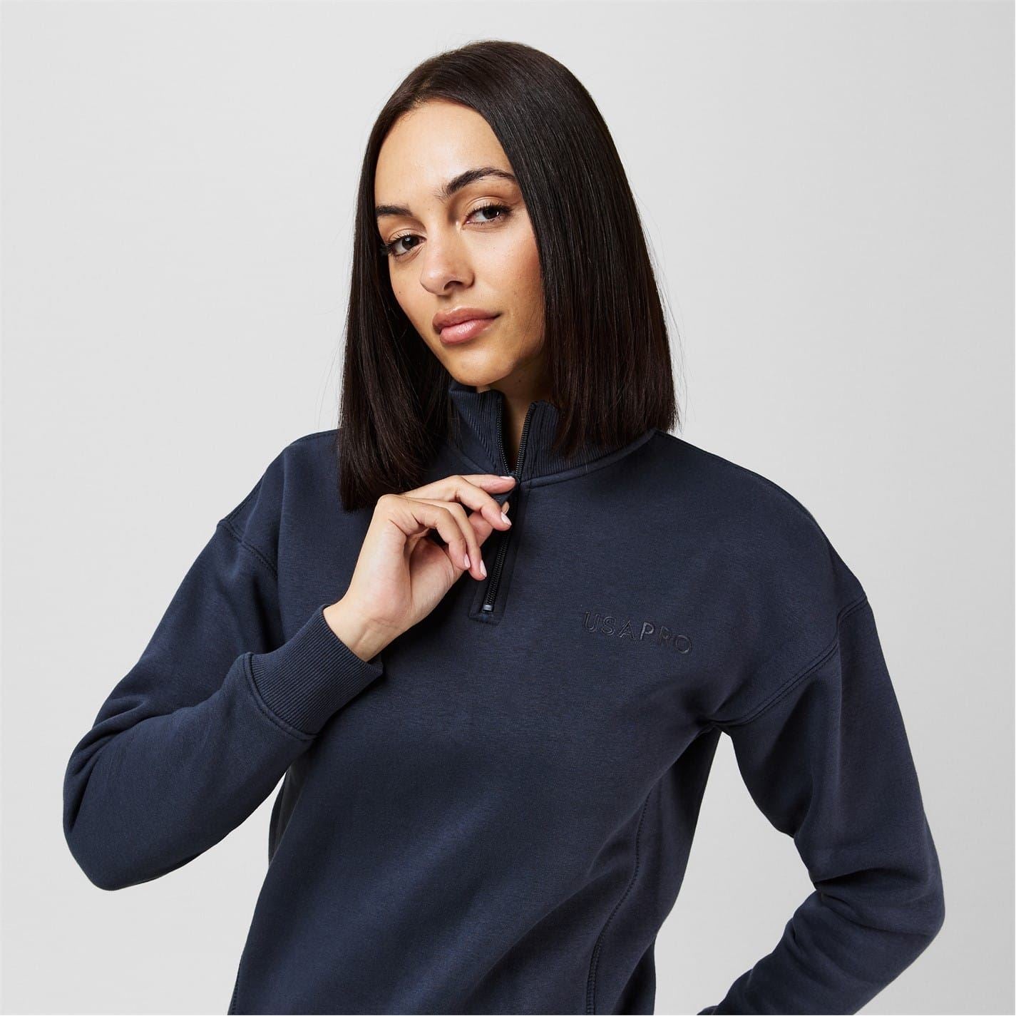 USA Pro Womens Quarter Zip Top