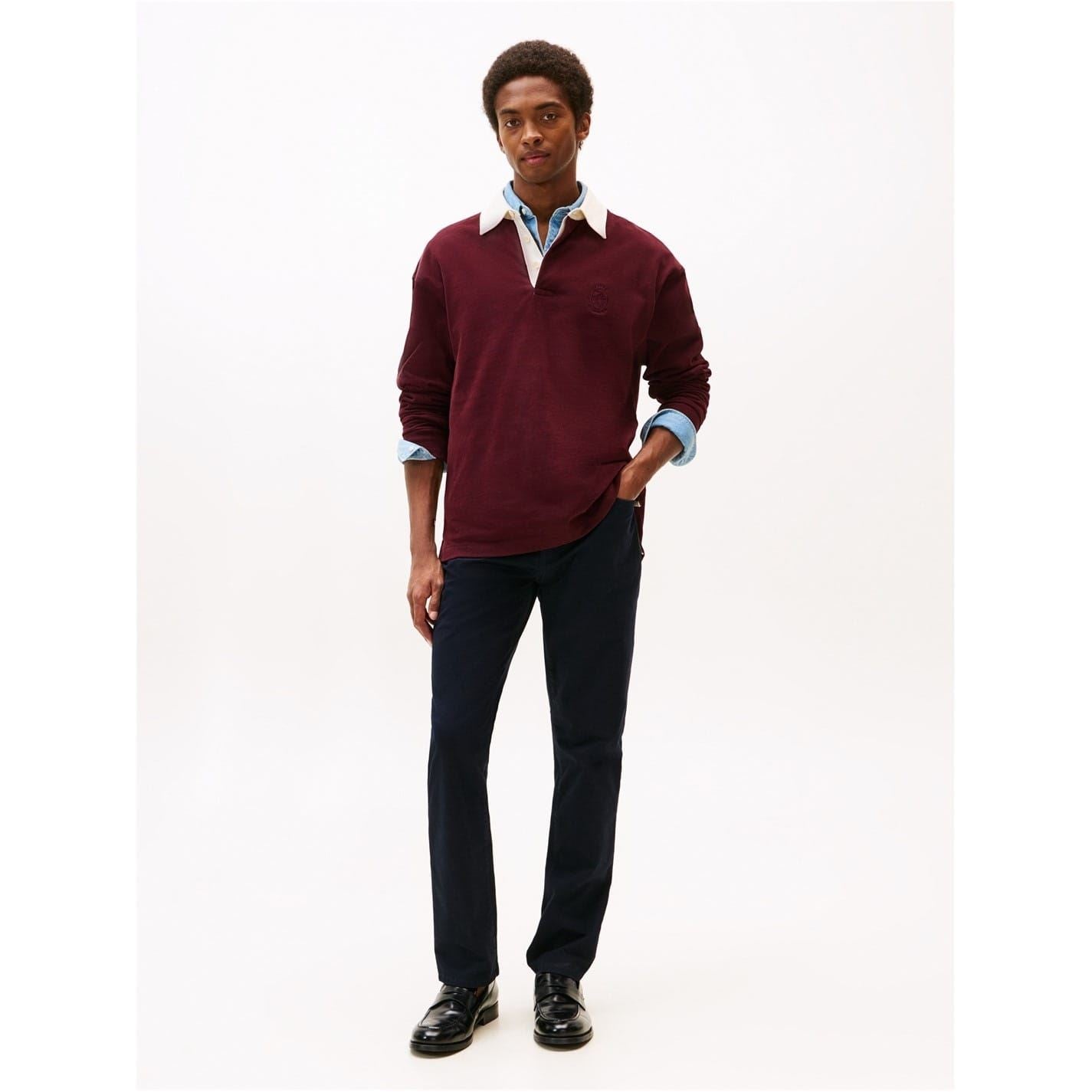 Tommy Hilfiger Denton Mid Rise Straight Leg Jeans