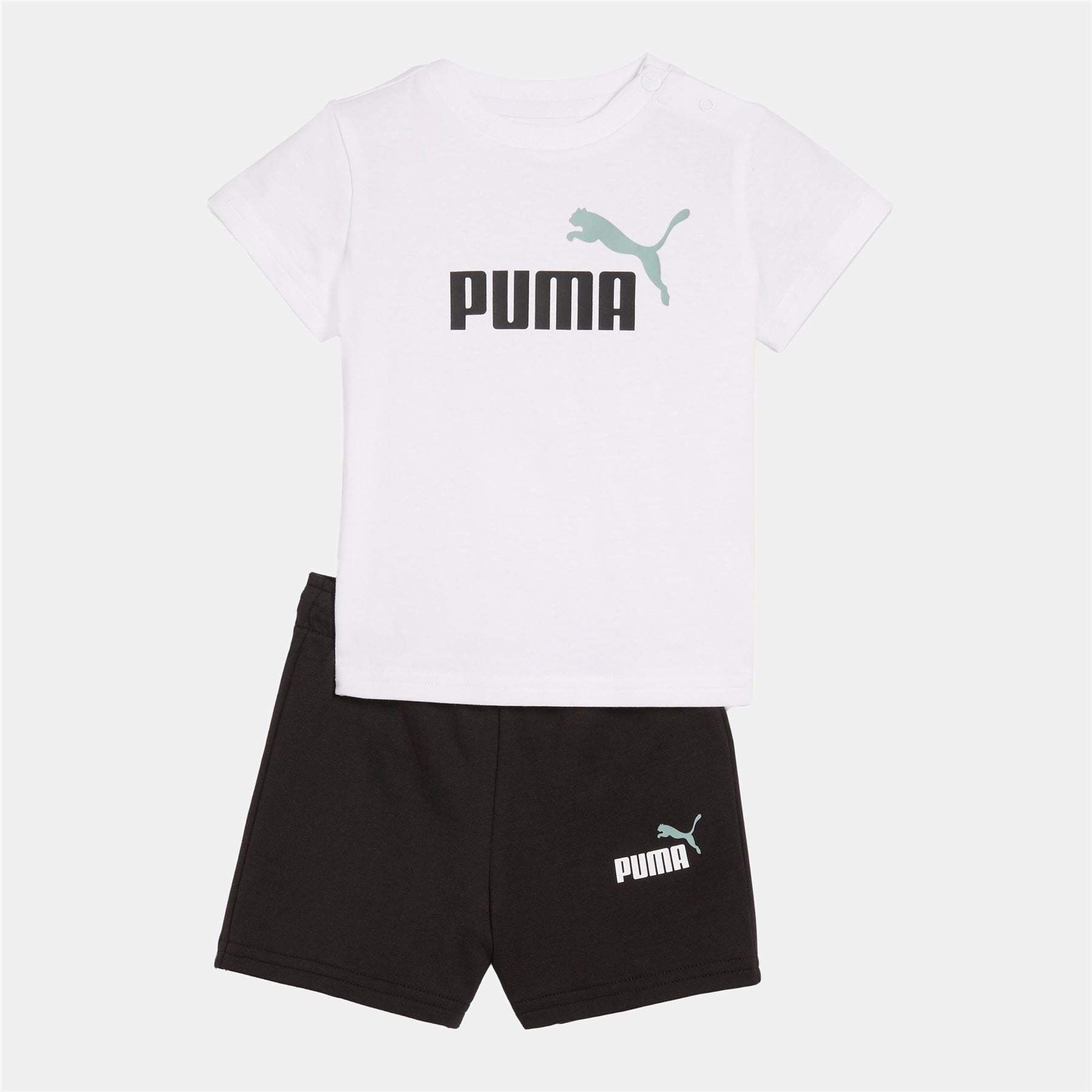 Puma Junior Minicats Essential T-Shirt And Short Set