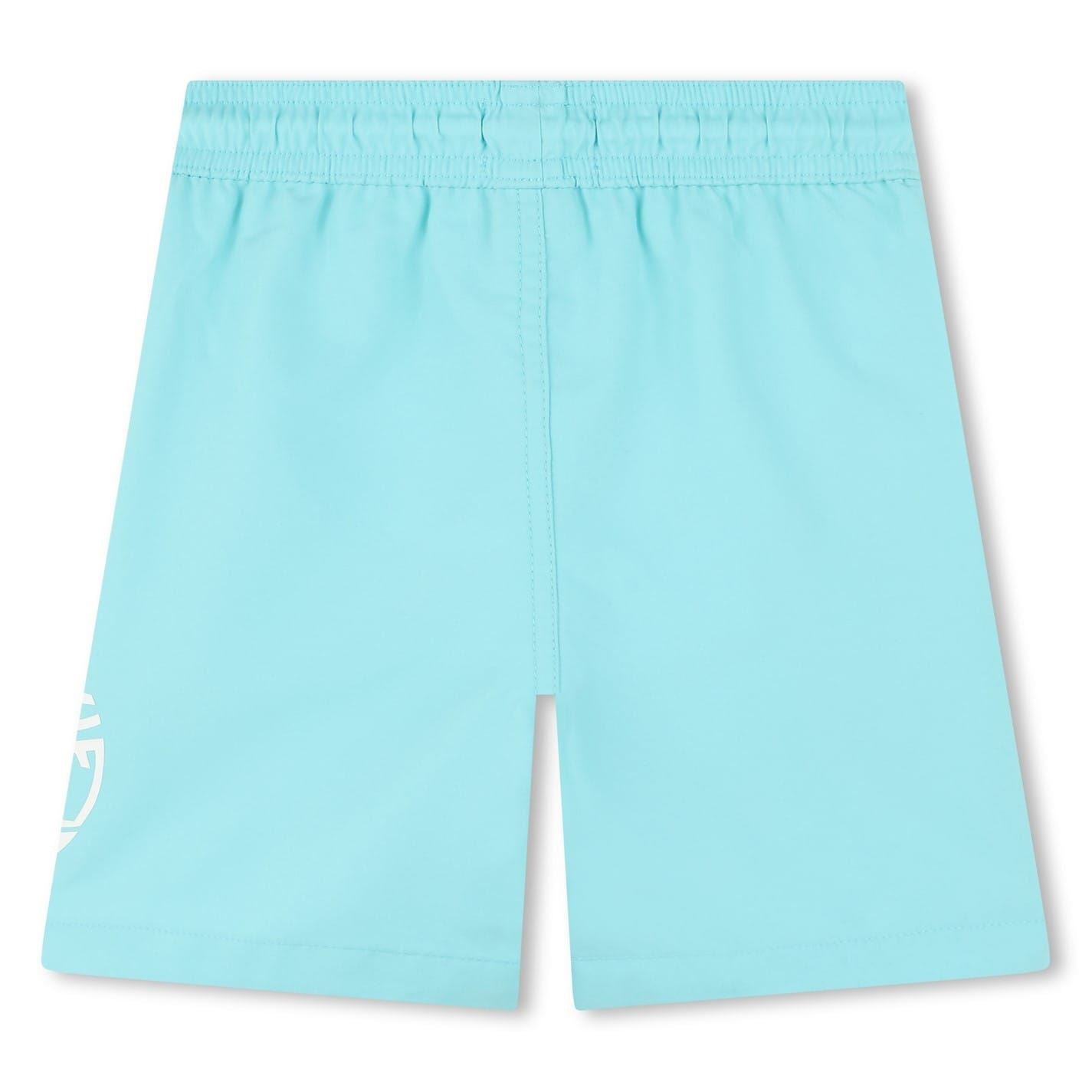 Timberland Logo Print Swim Shorts