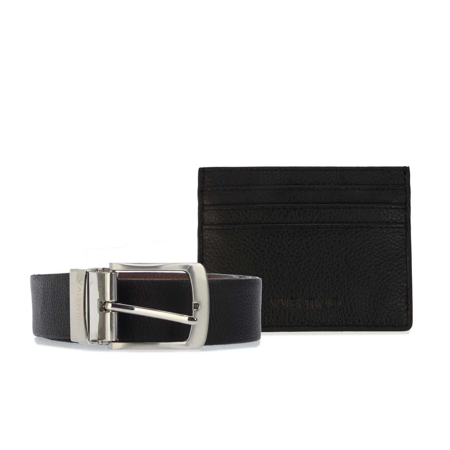 Mario Valentino Rook Belt & Wallet Set