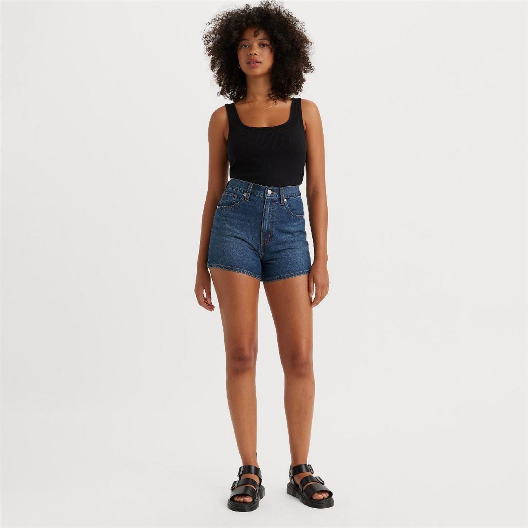 Levis Hw Mom Shorts