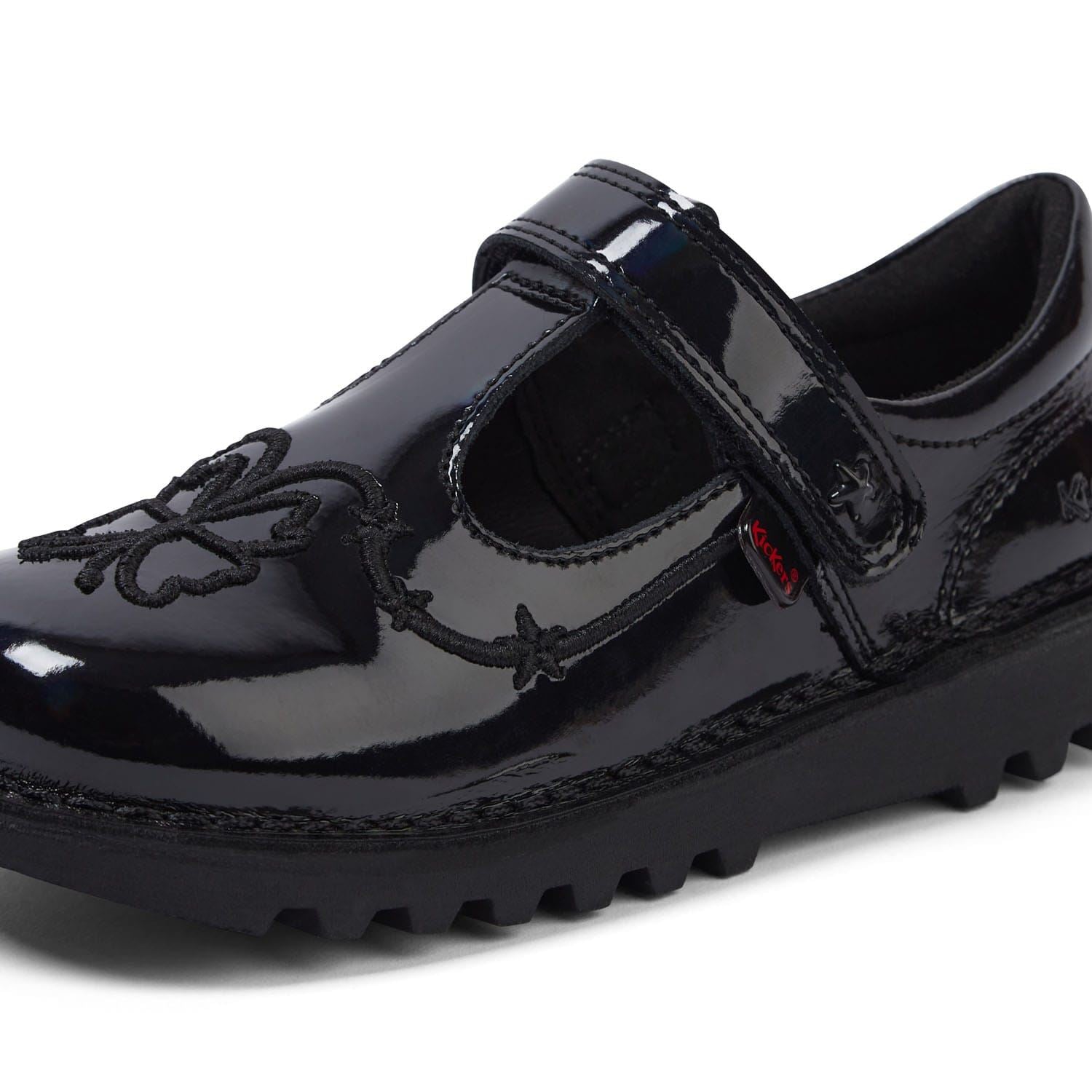 Kickers Kids Kick T Stardust Patent Shoe