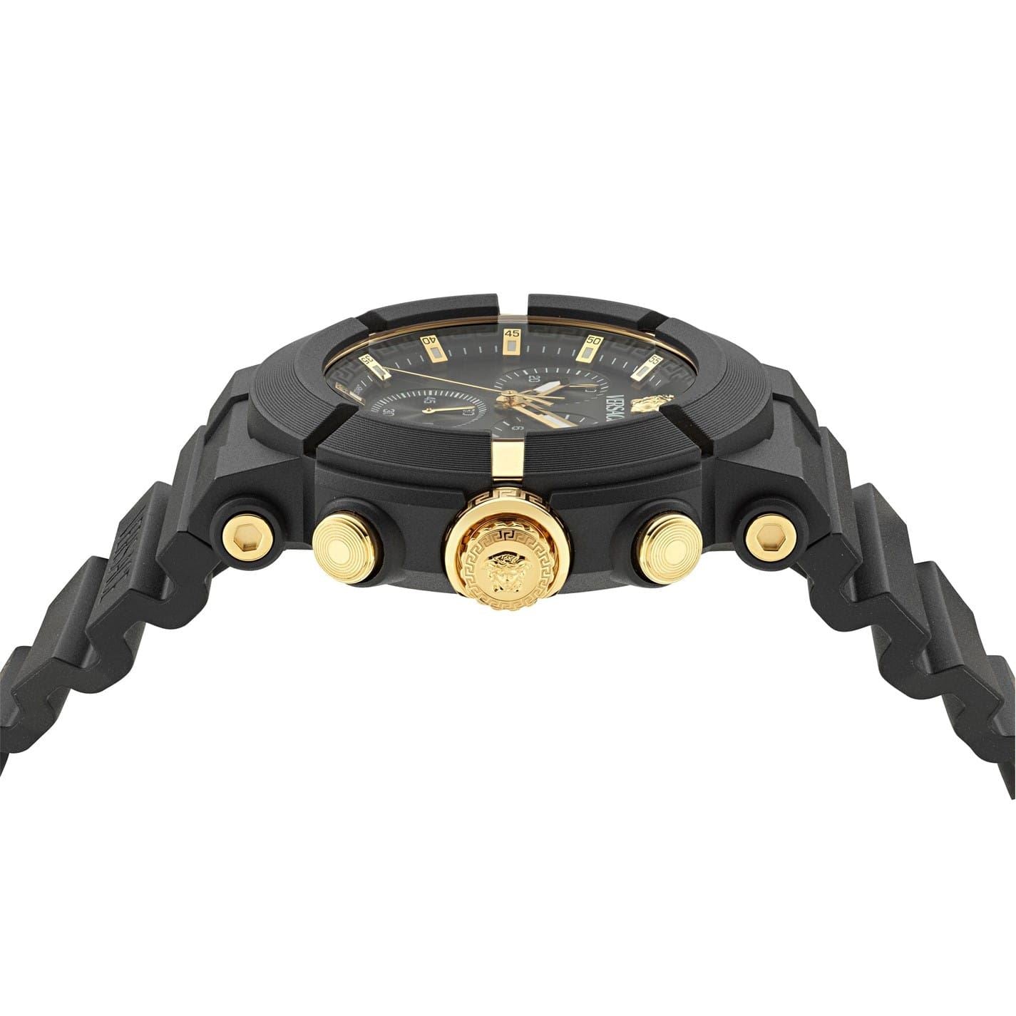 Versace Chronograph Sport Rubber Strap Analogue Watch