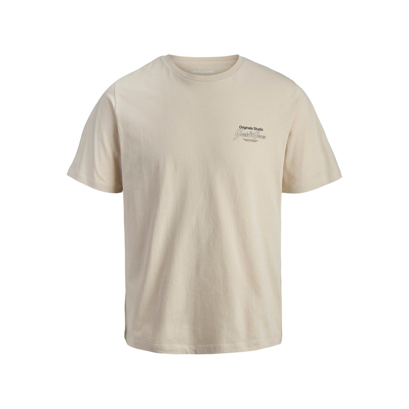 Jack and Jones Mens 5 Pack Short Sleeve T-Shirt