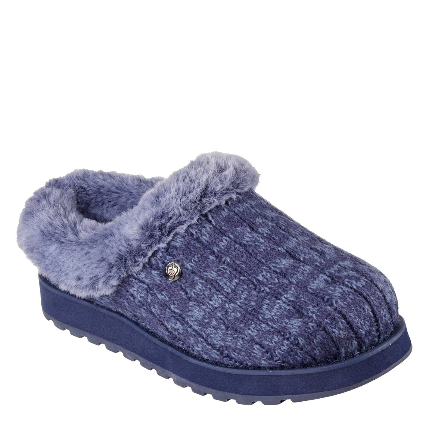 Skechers Keepsakes Ice Angel Ribbed Mule Slippers