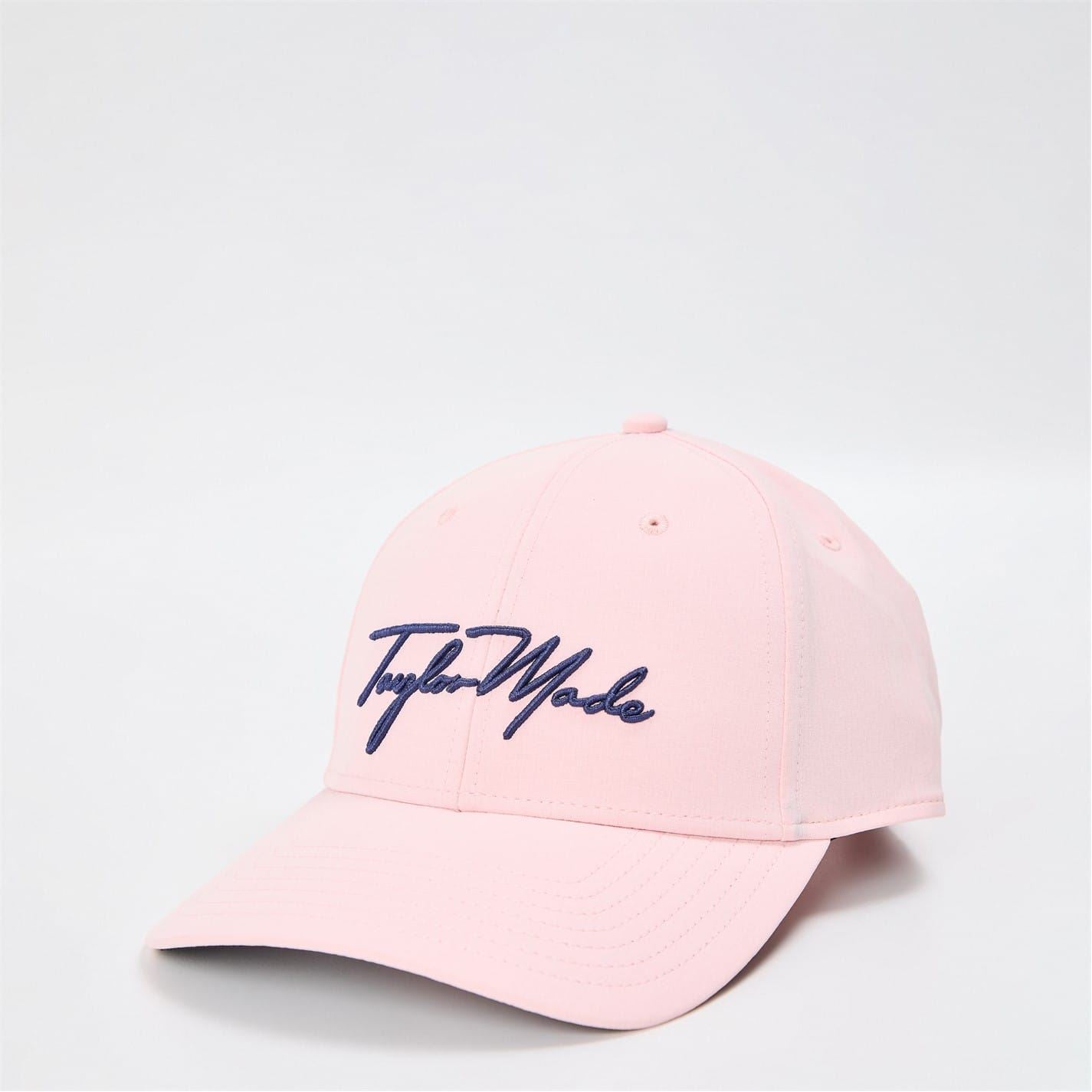 TaylorMade Wordmark Logo Pre Curved Brim Baseball Cap