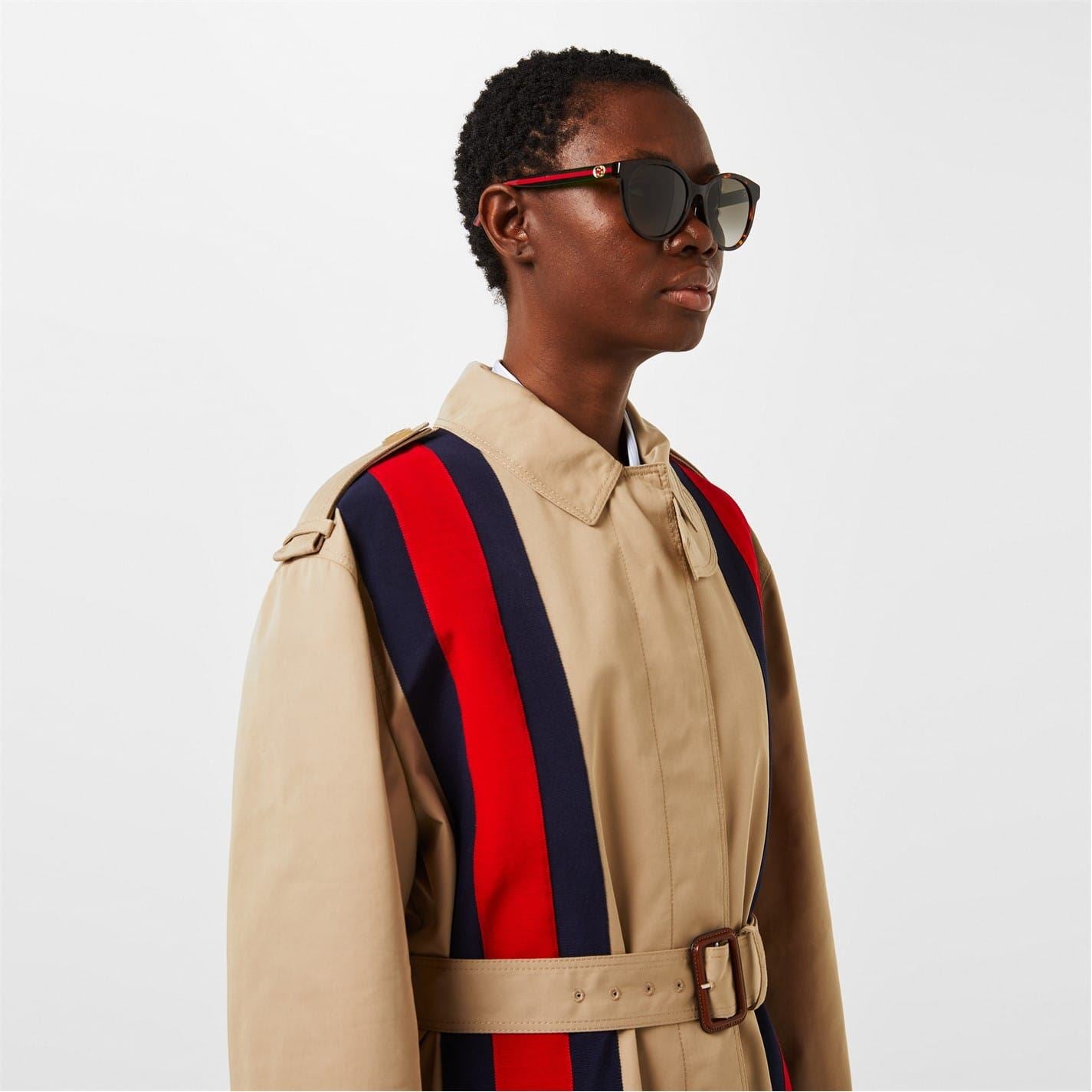 Gucci GG0702SKN Oval Full Rim Sunglasses