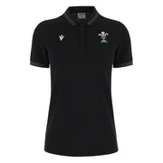 Macron Womens Wales Rugby Union Polo Shirt 2024