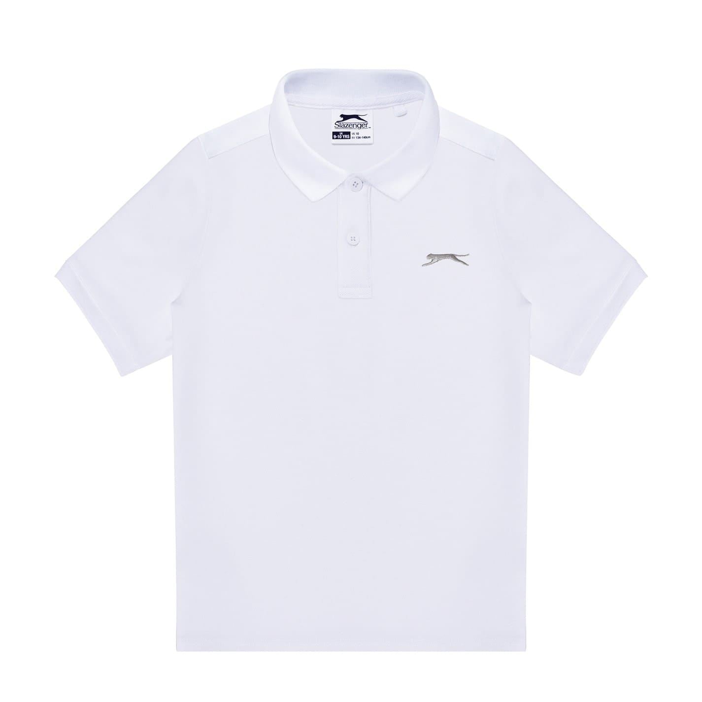Slazenger Plain Polo Shirt Junior Boys