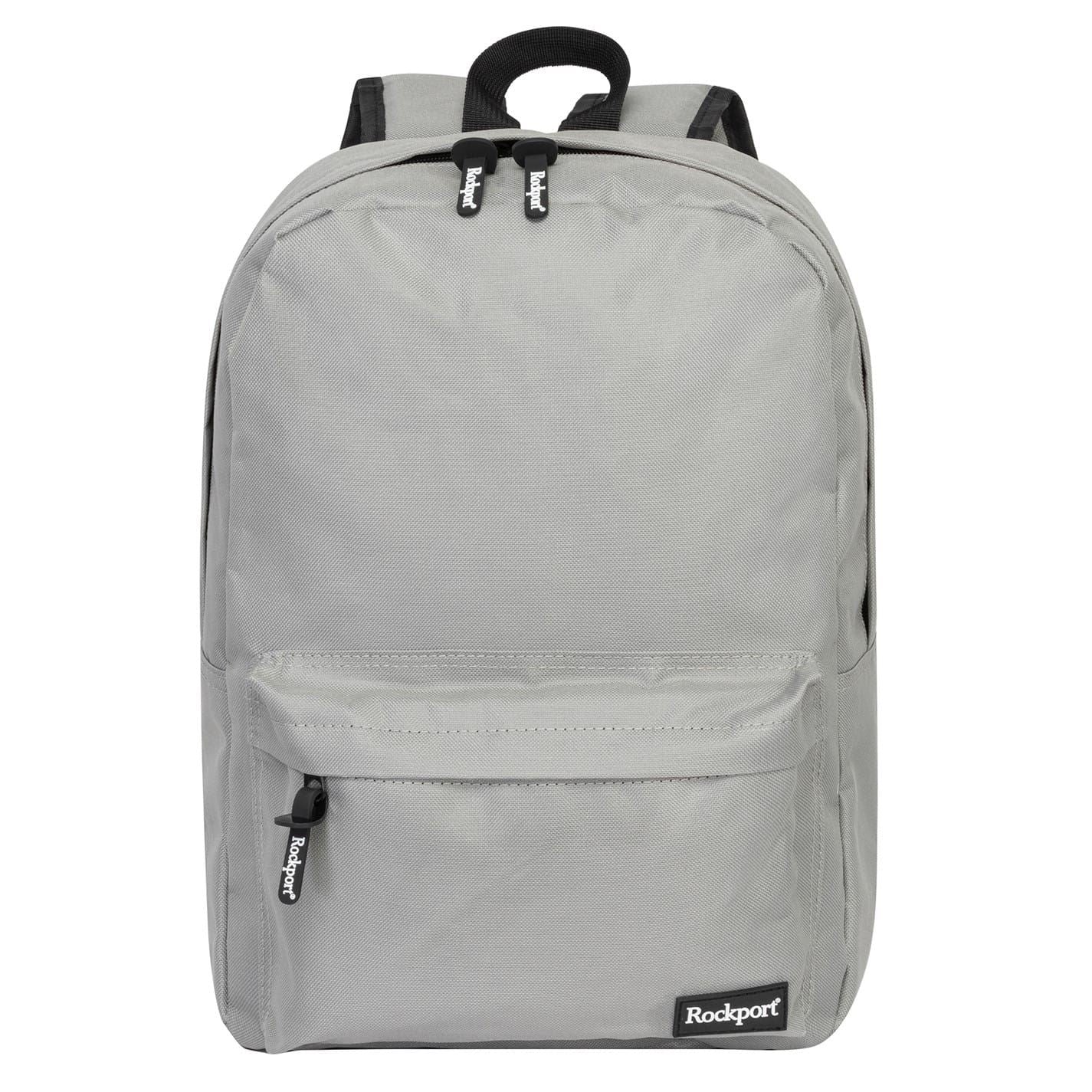 Rockport Solid Patterned Med Backpack with Logo