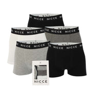 NICCE Mens Haunton 5 Pack Boxer Shorts