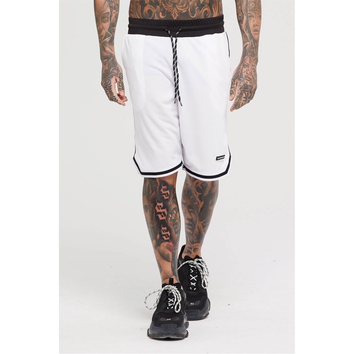 Good For Nothing Mesh Shorts White