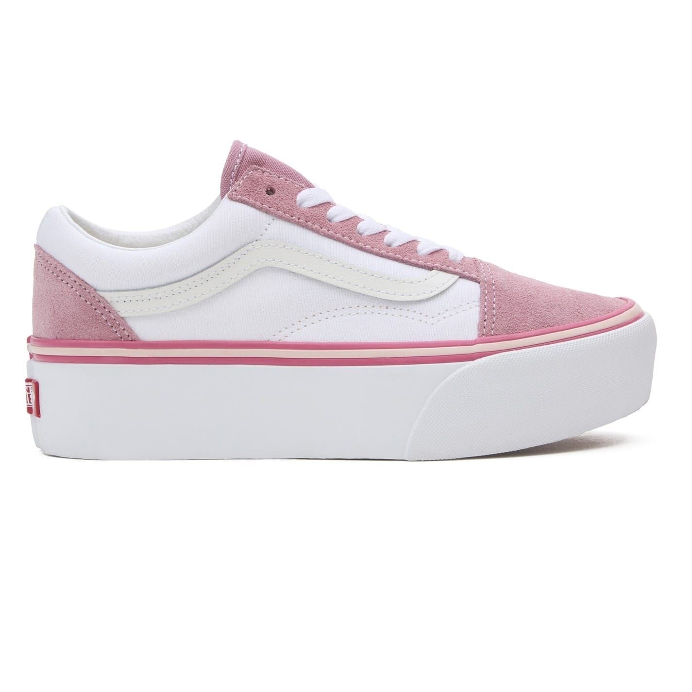 Vans Old Skool Low Top Canvas Platform Sneakers