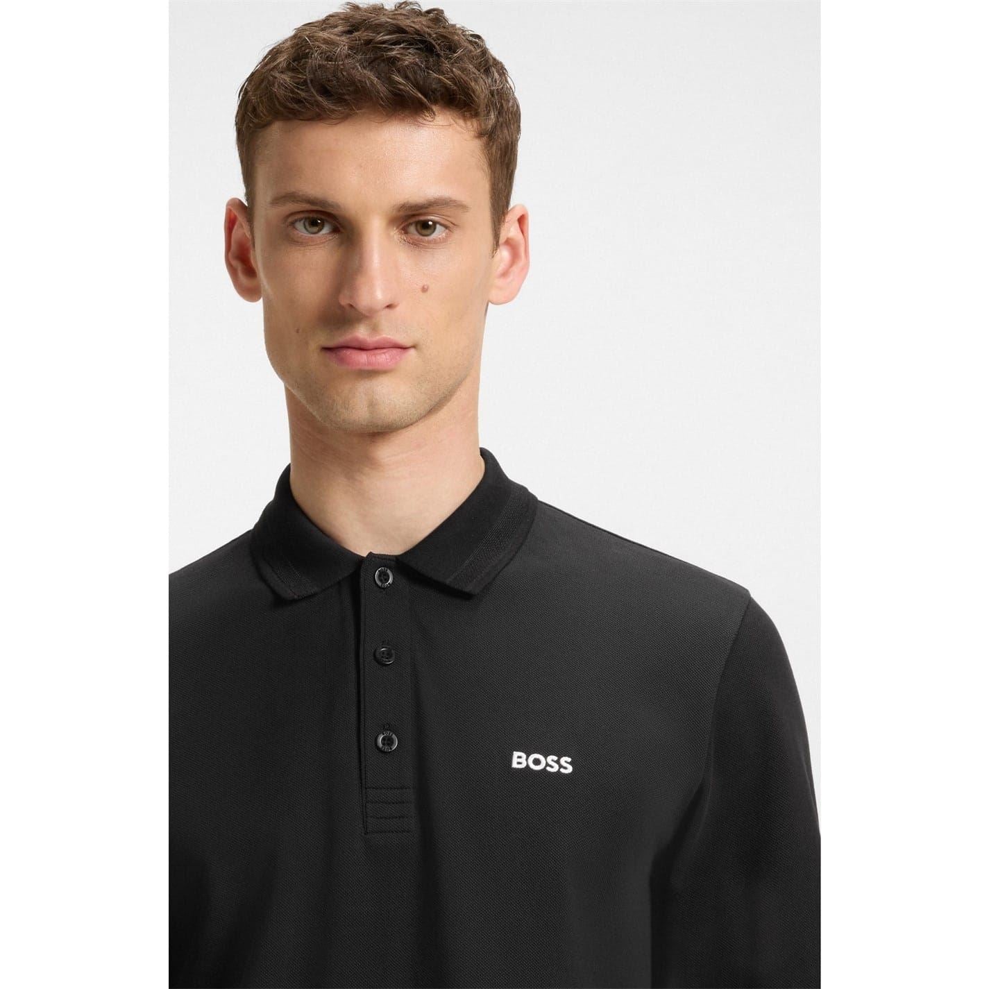Boss Hbg Plisy Long Sleeve Polo