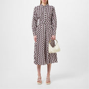Marella Ozieri Collared Neck Maxi Shirtdress